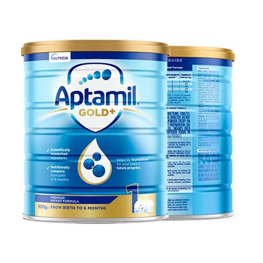 爱他美 金装加强奶粉1段 900克 两罐装 澳洲 商品图0