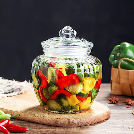 惠泊鸥食品级密封泡菜储物玻璃坛 商品图3