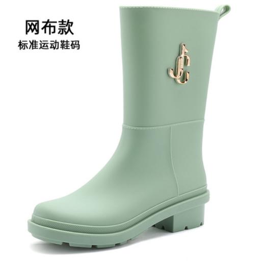 【服饰鞋包】雨鞋出口欧美时尚中筒雨鞋女套鞋雨水女式水鞋女士雨靴 商品图5