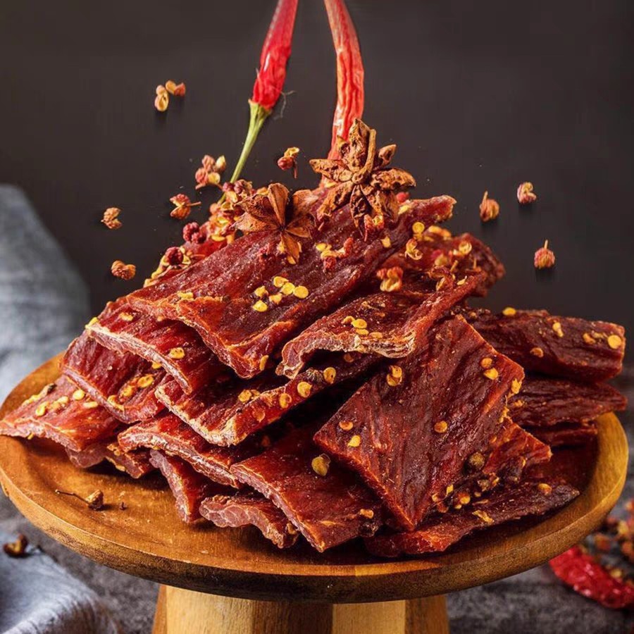 新品包邮风干肉干手撕风干牛肉干现切250g500g香辣麻辣五香特产网红