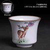 景德镇手绘茶杯纯手工汝瓷开片主人杯单只家用喝茶杯中式 商品缩略图4