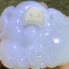 和田玉（羊脂白玉）籽料挂件--抱金猪138.05g 商品缩略图5