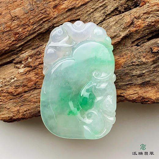 派瑞翡翠 翡翠挂件 冰糯种 绿色 商品图0