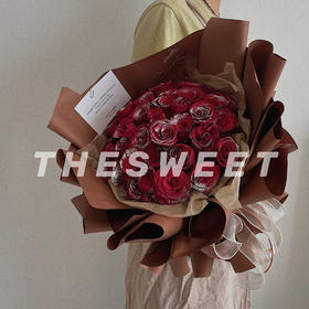 银河极光  银红玫瑰 · 花束