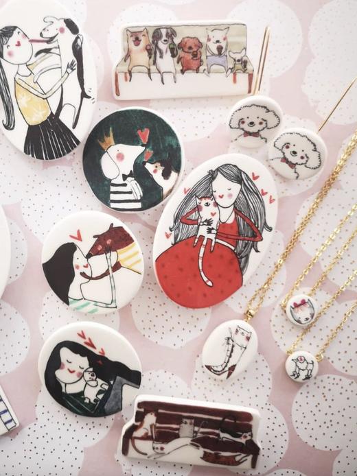 订购6周到｜Manitas De Plata-Amor Gatuno-爱猫 胸针［西班牙设计师］ 商品图2
