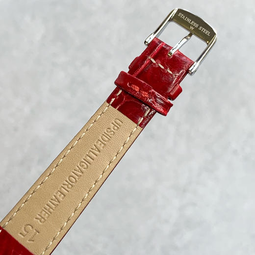 渠道货 浪琴黛绰维纳系列 美洲鳄鱼皮表带
表盘尺寸：20.80 X 32.00mm 商品图7