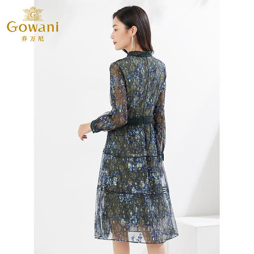 乔万尼春季新款连衣裙重磅蕾丝设计长裙EI3E120 商品图3