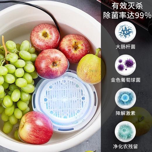 海尔果蔬净化清洗机洗菜机肉清洗消毒解毒机家用净食机除菌全自动净化去农残台式可拆卸 HJ-F720D 商品图4