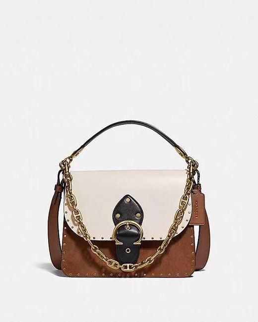 COACH 拼色铆钉BEAT单肩包 商品图0