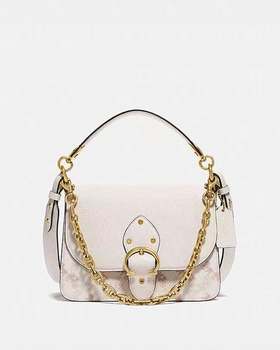 COACH 马车图案印花BEAT单肩包