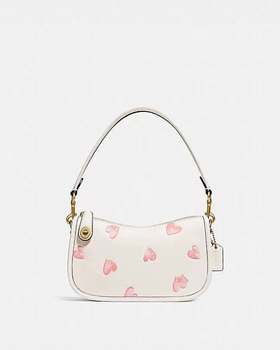 COACH 爱心印花SWINGER 20号手袋