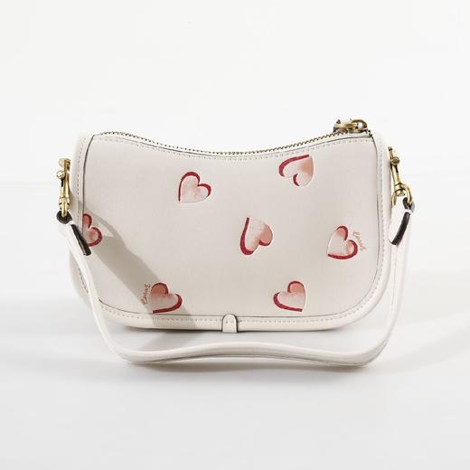 价值2900 七夕礼遇，立减200！限定款CH爱心印花SWINGER 20号手袋/腋下包/桃心单肩包 光滑小牛皮+3D立体印花爱心 一包多用 甜美可爱又精致复古 超小清新 预售 商品图8