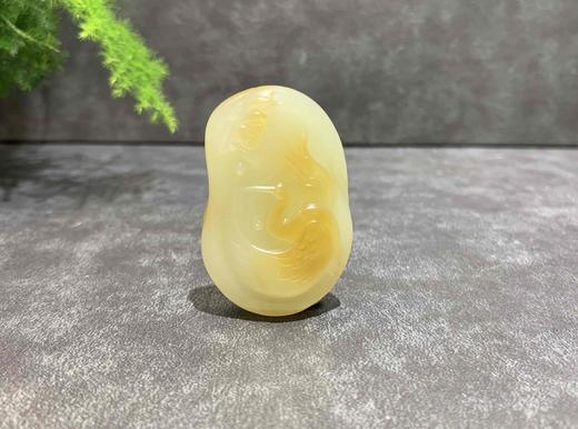 【御珠宫坊】糖白玉花鹤牌 商品图0