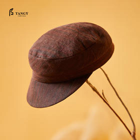 TANGY Collection/天意精品2021年秋冬新品复古原创莨绸帽子