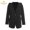 乔万尼新款西装外套复古绒面设计简约职场通勤EI3B165 商品缩略图4