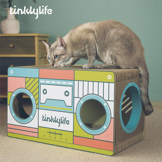 Tinklylife 收音机系列猫窝抓板 商品图2