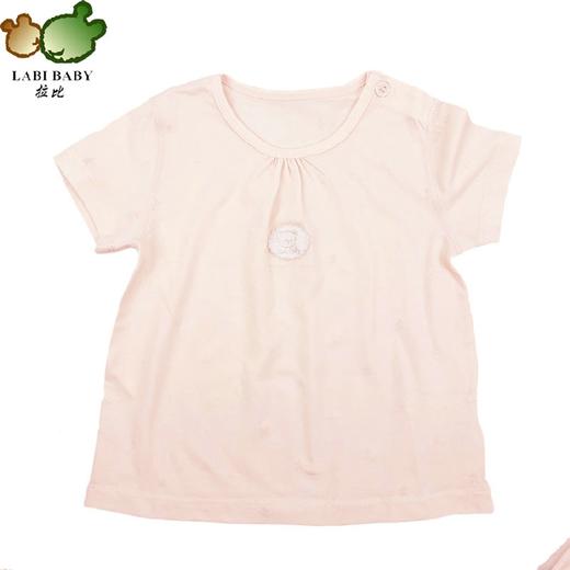 拉比-童衣类（夏）D0小熊物语缩邹短袖肩开服套 商品图1