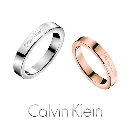 Calvin Klein·ck情侣戒指素圈男女简约设计时尚轻奢情侣对戒 商品图1