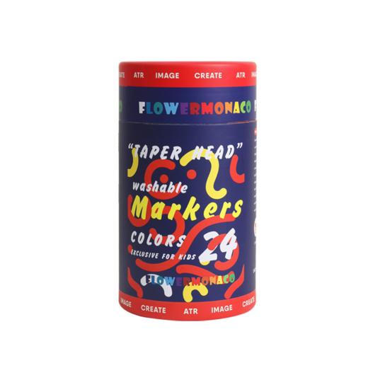 花芽锥头水彩笔，可勾线可涂抹，重力按压也能不缩进，适合多种抓握方式~ 商品图11