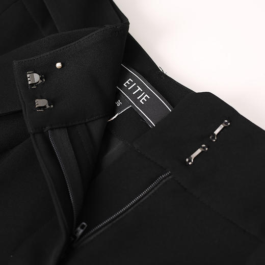 EITIE爱特爱新款时尚通勤显瘦百搭宽松直筒休闲阔腿裤女B2105720 商品图7