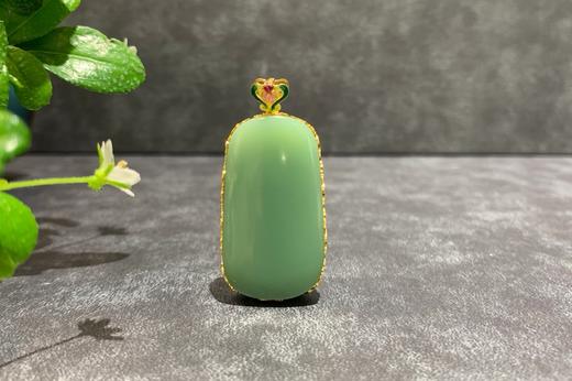 【御珠宫坊】金镶碧玉无事牌 商品图5