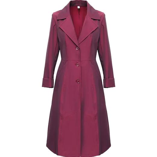 YWE-ALLJ21B16FH新款修身气质优雅时尚单排扣薄款风衣外套 商品图6