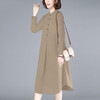 AA  JM锦棉竹节麻韩版宽松显瘦遮肚连衣裙 商品缩略图8