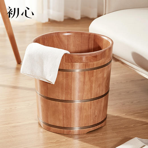 初心| 实木足浴桶泡脚桶 商品图0