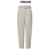 VIMAGE纬漫纪秋季新款纯色通勤显瘦简约裤子V1605220 商品缩略图6
