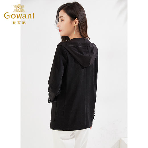 乔万尼新款西装外套复古绒面设计简约职场通勤EI3B165 商品图3