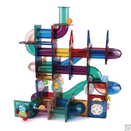 佳佰 磁力片 管道积木儿童玩具178件套 商品图0