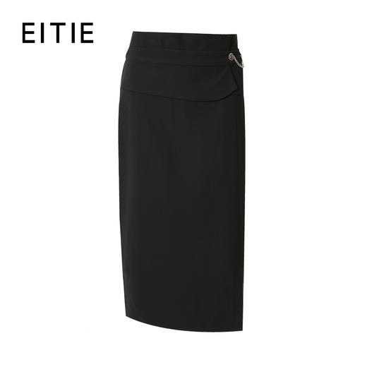 EITIE爱特爱秋季新款通勤显瘦高腰包臀半身裙女裙6706403 商品图1