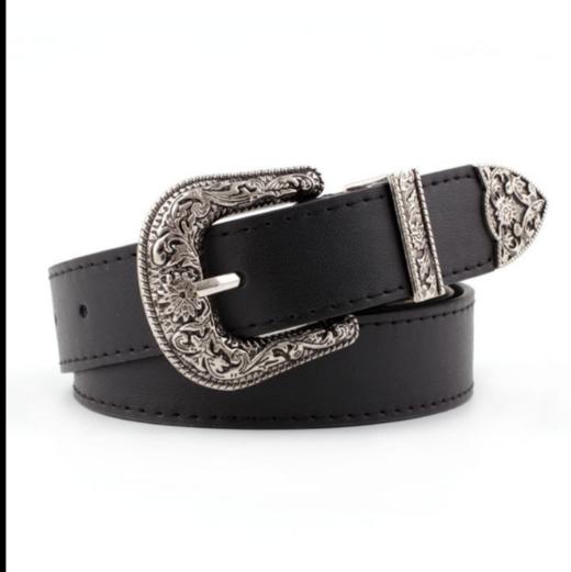 【服饰鞋包】女士针扣皮带 三件套复古爆款优质宽腰带 商品图5