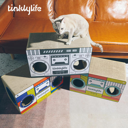 Tinklylife 收音机系列猫窝抓板 商品图3