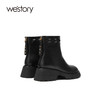 westory2021新品轻熟风气质马丁女靴W21DS80641 商品缩略图1