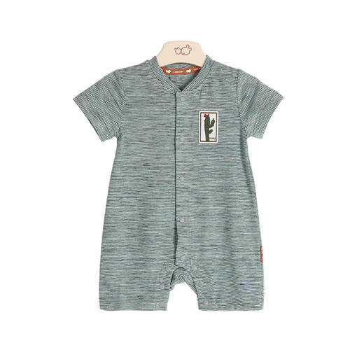 拉比-童衣类（夏）D0热带全开连体短袖衣 商品图0