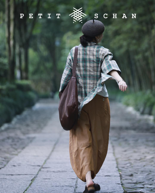 PETIT SCHAN小闪 CLO#043 Crab Pincer螃蟹腿儿 意大利汉麻混纺面料立体解构阔腿裤 商品图8