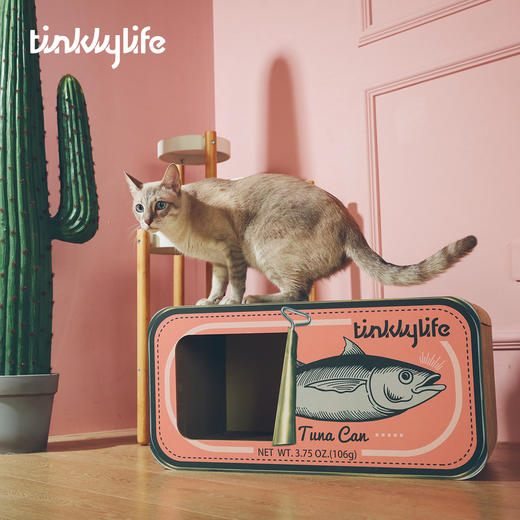 Tinklylife 鱼罐头 猫窝猫抓板 商品图4