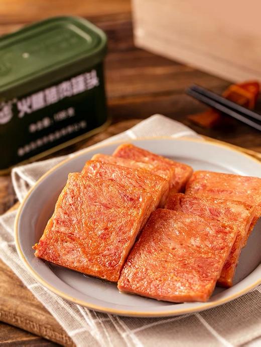 北戴河火腿猪肉午餐肉罐头整箱发货（198g*24），超高含肉量，淀粉含量≤3.5% 商品图2