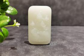 【御珠宫坊】羊脂玉观音牌