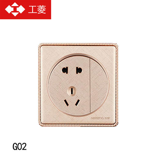 工菱 G02面板 一开五孔 商品图0