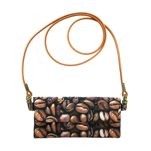 HUJI祤集Comfy斜挎包插画咖啡咖啡 商品图0