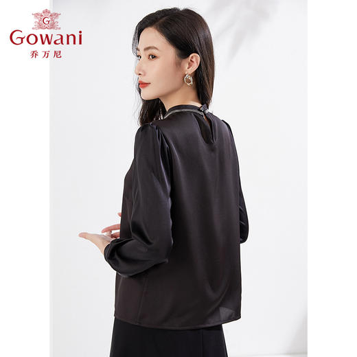 乔万尼衬衫早春新款上衣简约设计通勤衬衣EI3C107 商品图3