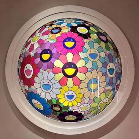 村上隆七彩花球黄嘴