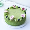 【养颜减脂】低脂低糖   动物奶油 抹茶蛋糕2磅 商品缩略图0
