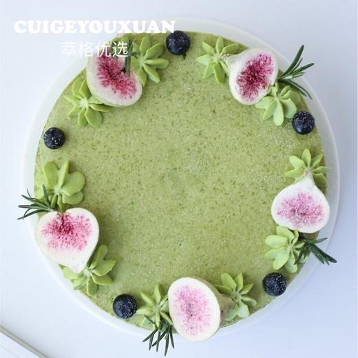 【养颜减脂】低脂低糖   动物奶油 抹茶蛋糕2磅 商品图4