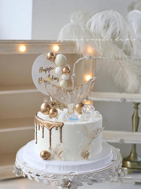 【水晶海洋】叮当CAKE爆款生日蛋糕-鲜果奶油蛋糕