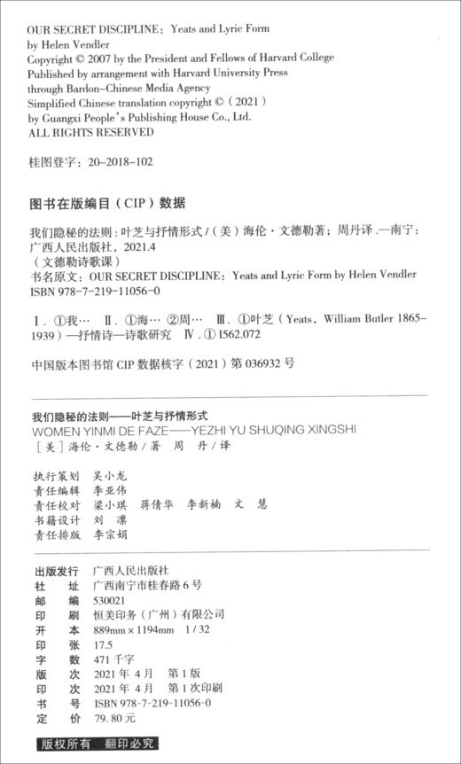 我们隐秘的法则:叶芝与抒情形式 商品图2