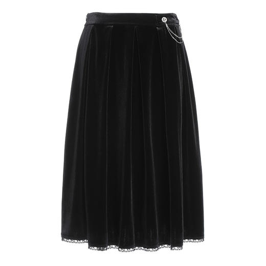 乔万尼季新款半身裙丝绒小香风设计半裙EI3D209 商品图4