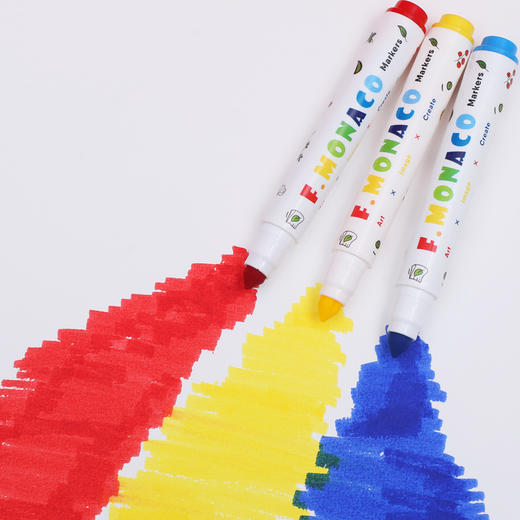 花芽锥头水彩笔，可勾线可涂抹，重力按压也能不缩进，适合多种抓握方式~ 商品图4